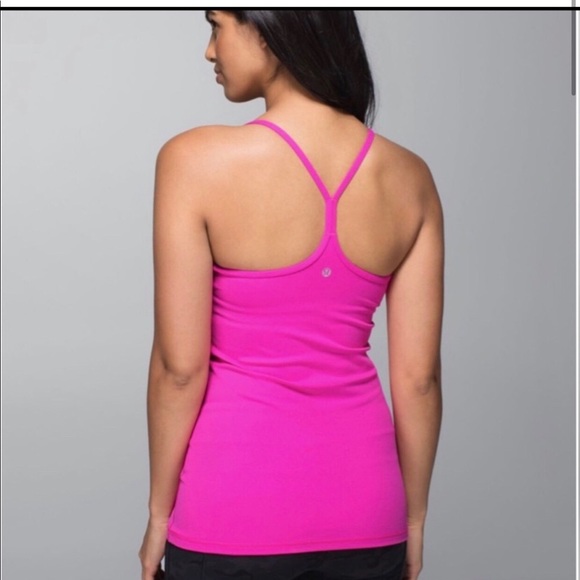 lululemon athletica Tops - Lululemon Power & Tank Size-4-Pink Good Condition